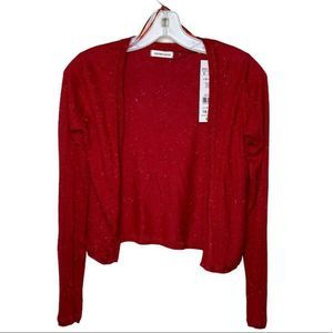 Cache Metallic Cardigan‎ Sweater nwt